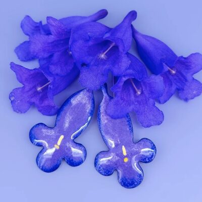 Jacaranda Earrings: Jewellery by Xiao